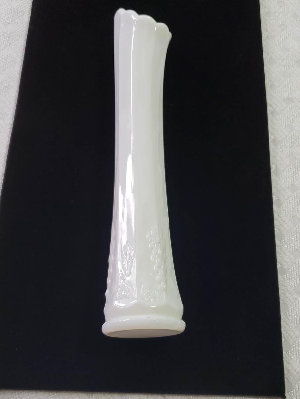 Westmorland  Swung Milkglass Bud Vase